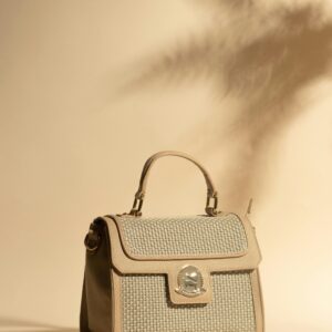 Bolso Satchel Beige Atelier